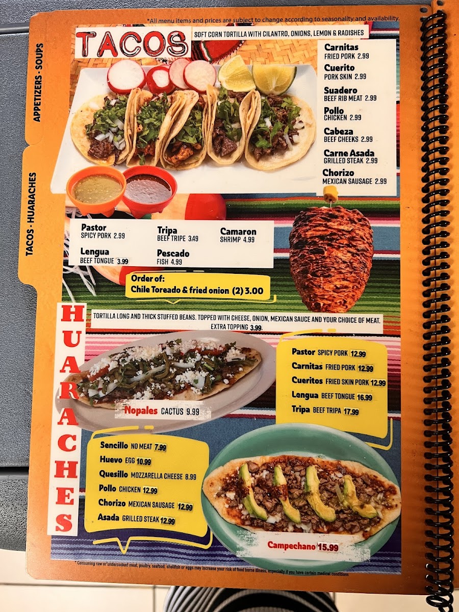 Taqueria Michoacana Menu - Image 3
